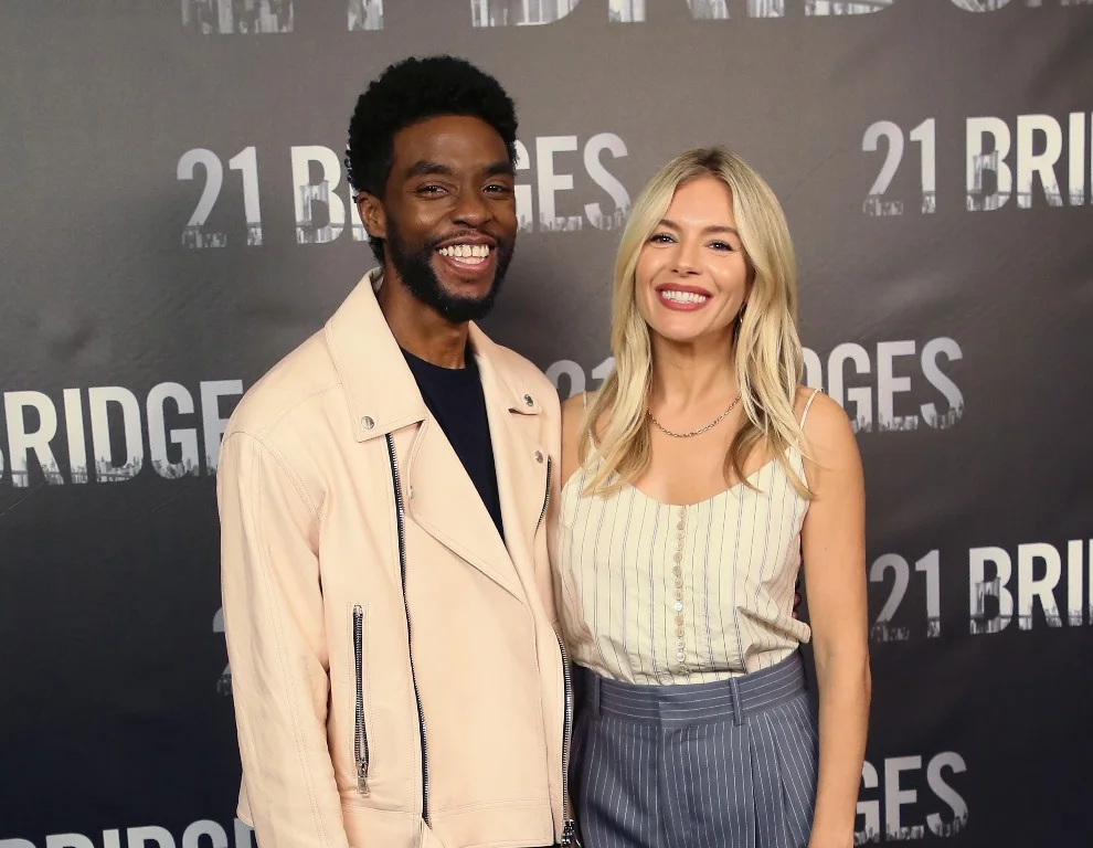 Chadwick Boseman's Support for Sienna Miller Highlights Pay Disparities in Hollywood