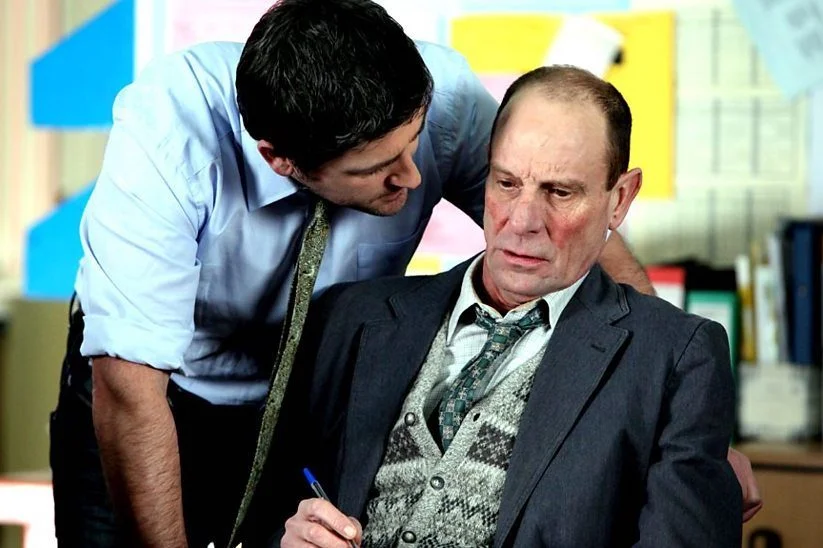 Philip-Martin-Brown Philip Martin Brown as Grantly on the original series of Waterloo Road.